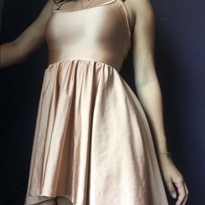 American Apparel Nude Figure Skater Dress